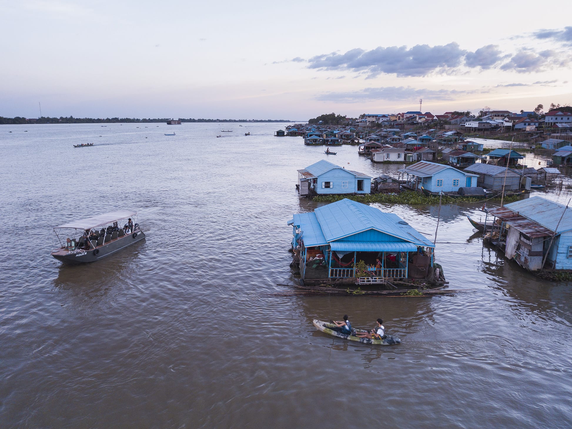 Aqua Mekong's 4-Day Mekong Discovery Downstream Day Two - Floating Village