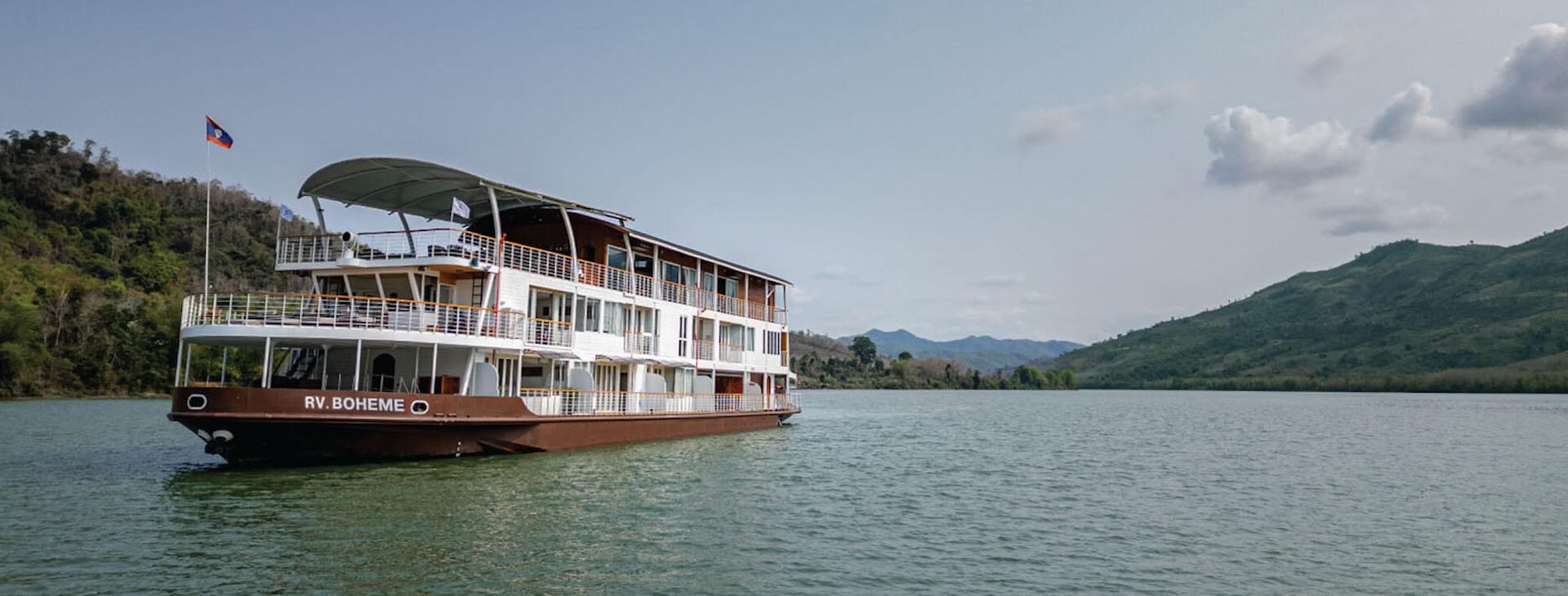 RV Boheme Mekong cruise in Laos