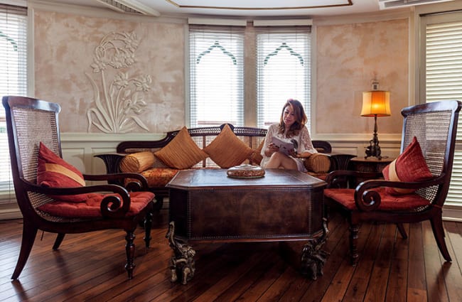 Elegant sitting area at the Lobby
