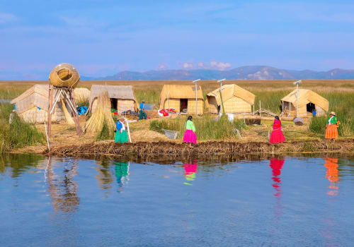 The Floating Islands Of Uros On Lake Titicaca